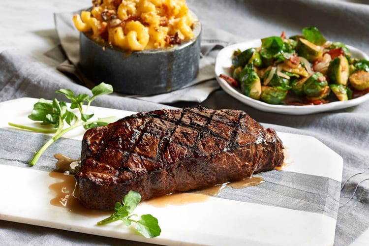 Morton's The Steakhouse signature dishes Morton’s Legendary RibeyeCajun Ribeye SteakSignature Cut Prime New York StripCenter-cut Filet Mignon